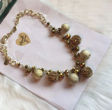 Brand New Big Chunky Statement Bib Gold Necklace. Women's Fashion Jewelry