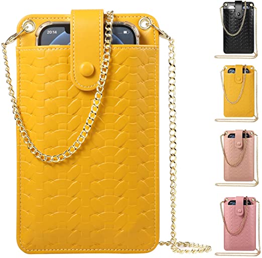 Cell Phone Purse Wallet Small Crossbody Bags Mini Shoulder Bag with Card Slot for iPhone 13 Pro Max Galaxy S22 Ultra - Findsbyjune.com