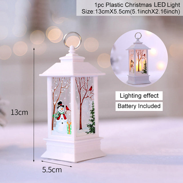 3pcs Christmas Lantern Light Home Decorations