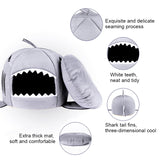 Soft Pet Cushion Dog House Shark Tail Fins Design