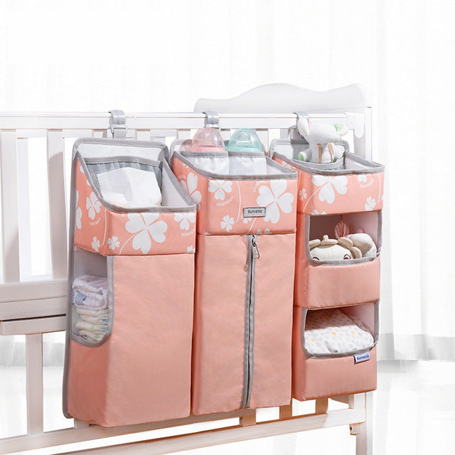 Sunveno Crib Organizer convenient way to store all of your baby's essentials