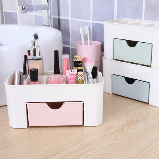 2 pcs Brand New High-quality Plastic Makeup Organizer
