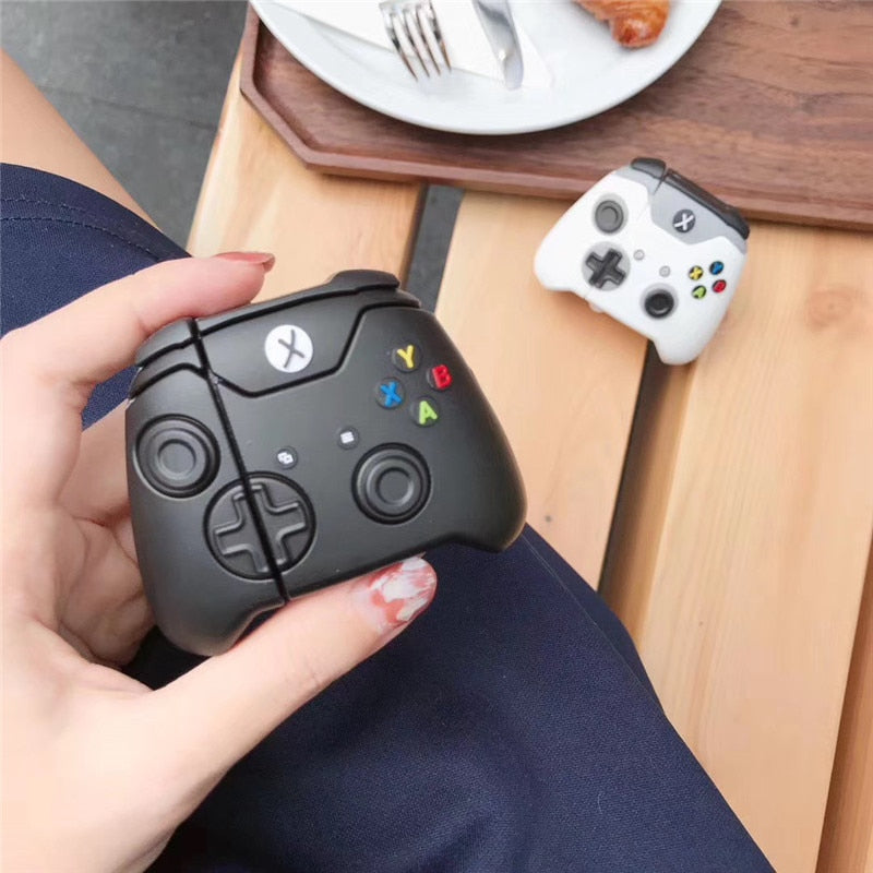 3pcs Retro Game Console Control Case For AirPods 1 2