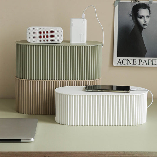 Large Plug Board Storage Box Organized way to store all your electronic cords and wires