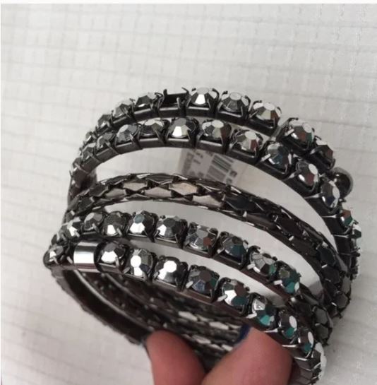 FREE with $29 Purchase. NEW style & Co Silver Hem Round / Coil Bracelet. Women's Fashion Accessoriess