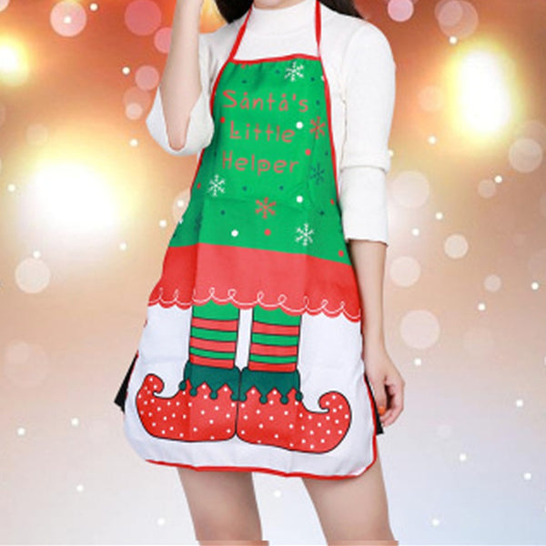 3pcs Santa Claus Christmas Non-woven Kitchen  Apron