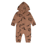 Organic Cotton Jumpsuit Printed Dogs Design For Baby Fashion