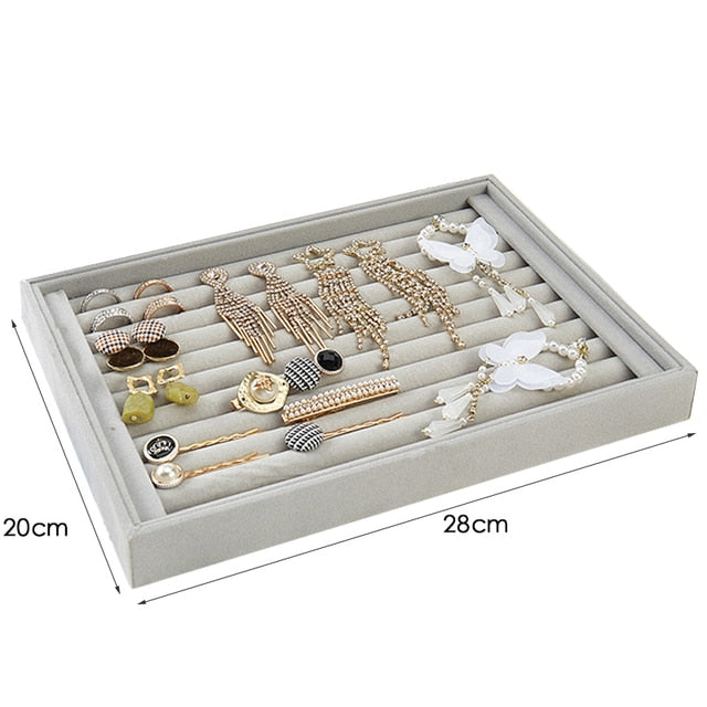 Velvet Jewelry Organizer perfect for storing and displaying your favorite jewelry pieces.