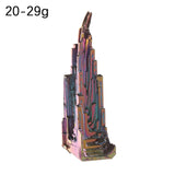 1PC Natural Quartz Crystal Bismuth Ore Cluster Mineral Specimen Healing Stone Gift Bonsai Ornament Rough Pyramid Fish Tank