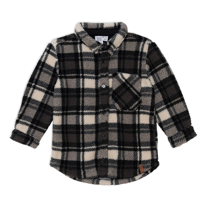 Plush Yarn Dyed Plaid Overshirt