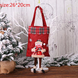 3pcs Christmas Socks Stockings Home Decorations