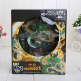 15cm Dragon Ball Z Action Figure Green Shenron Shenlong PVC Figures Toys 7Pcs 3.5cm Dragon ball Z Crystal Balls And Shelf Gift