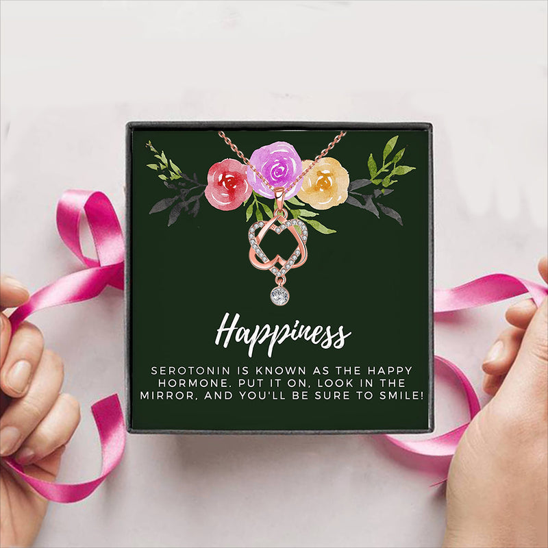 50% OFF " Happiness " Gift Box + Necklace (Options to choose from)