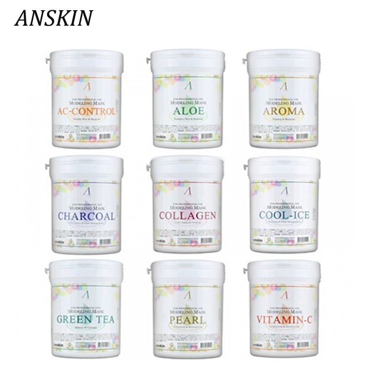 Pre-order ANSKIN Modeling Mask Powder 240g Anti Wrinkle Peel Off Mask Facial Mask Care Treatment Beauty Salon Equipment Korea Cosmetics