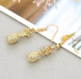 Brand New Gold-Plated Cute Pineapple 🍍 Earrings. Women's Fashion Jewelry