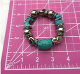 FREE with $29 purchase. Brand New Turquoise Stretch Bracelet. Women's Fashion Accessories