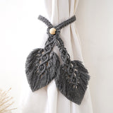 3pcs Macrame Room Decoration Curtain Tieback Rope Home Decoration and Accents