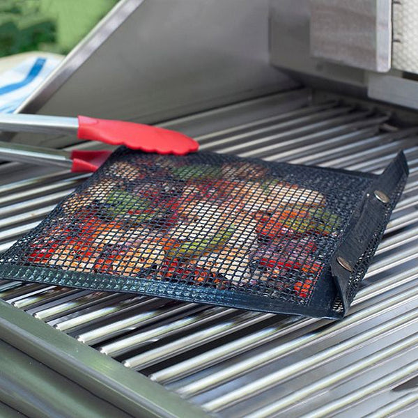 3pcs New Hot Non-Stick Mesh Grilling Bag Outdoor Picnic Tool