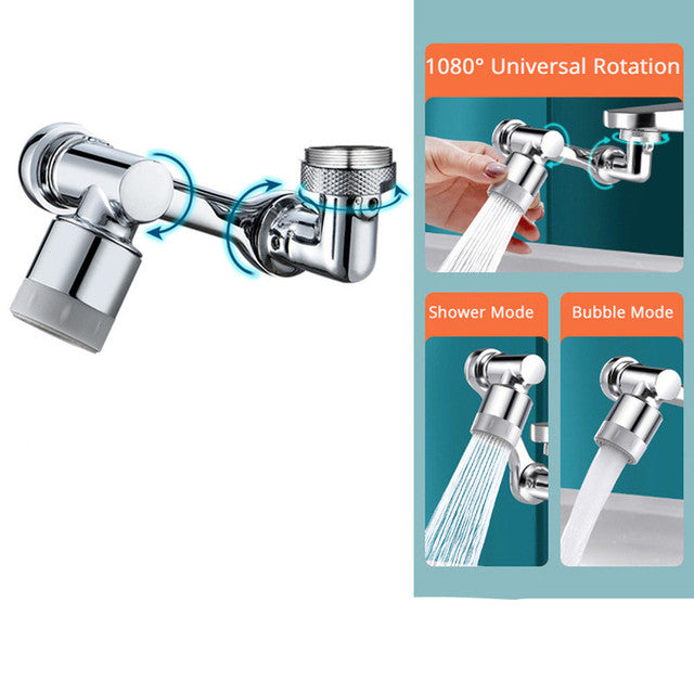 Universal 1080° Rotation Extender Faucet Kitchen Sink