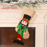 3pcs Christmas Socks Stockings Home Decorations