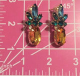 Brand New Cute Pineapple 🍍 Earrings Yellow Green . Women's Ladies Fashion Jewelry - Findsbyjune.com