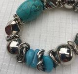 FREE with $29 purchase. Brand New Turquoise Stretch Bracelet. Women's Fashion Accessories