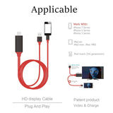 1080P HDTV Cable TV Digital AV Adapter for iPhone