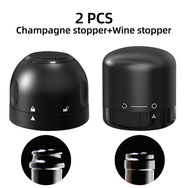 3 pcs Leak-proof Silicone Wine Stoppers