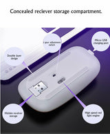 3pcs 2.4GHz RGB Wireless USB Rechargeable Mouse