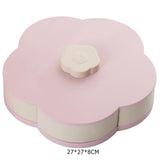 Creative Flower Petal Fruit Plate Candy Storage Box