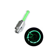 1/2 Pcs Neon Lights Tire Wheel Valve Cap Light LED Portable Durable Lightweight