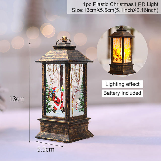 3pcs Christmas Lantern Light Home Decorations