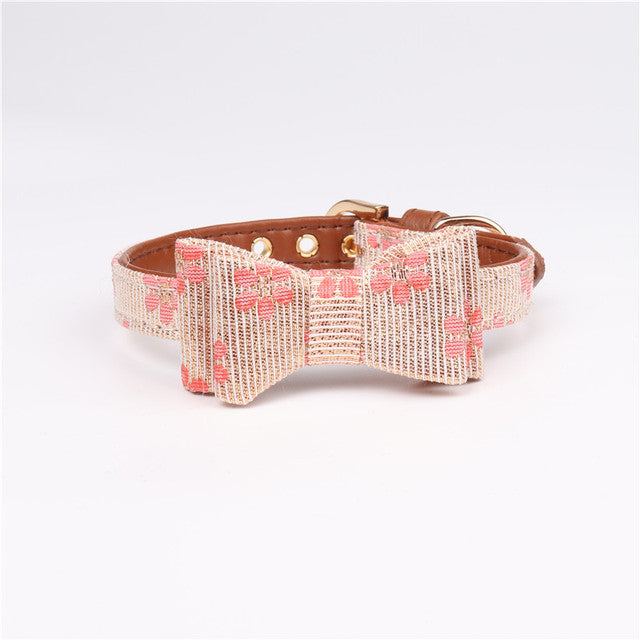 3pcs Cute Stylish and Eye-catching Bowknot Pets Collars