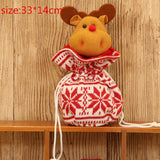 3pcs Christmas Socks Stockings Home Decorations