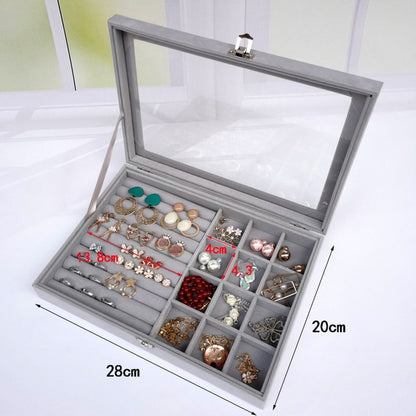 Velvet Jewelry Organizer perfect for storing and displaying your favorite jewelry pieces.