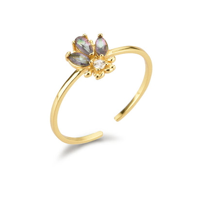 Winter Bee Sterling Silver Earrings and Ring Collection Women's Fashion Jewelry Accessories