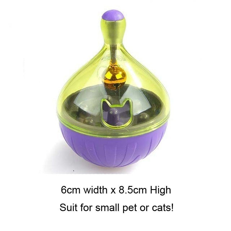 Interactive Pet Food Dispenser Dome-Shaped Toy