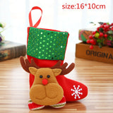 3pcs Christmas Socks Stockings Home Decorations