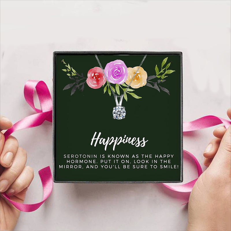 50% OFF " Happiness " Gift Box + Necklace (Options to choose from)