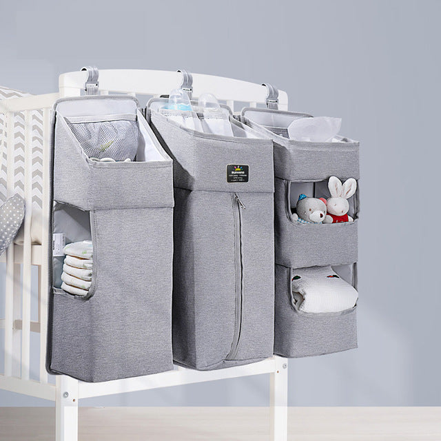 Sunveno Crib Organizer convenient way to store all of your baby's essentials