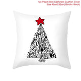 3pcs 45x45cm Cartoon Christmas Print Design Pillowcase