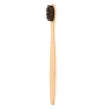 1Pc Natural Bamboo Toothbrush Flat Bamboo Handle Soft Bristle Toothbrush