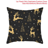 3pcs 45x45cm Cartoon Christmas Print Design Pillowcase