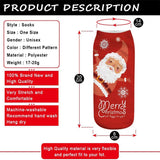 3pcs Women's 1 Pair Christmas Design Socks