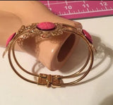 FREE with $29 Purchase. Brand New Pink Gold Tone Bracelet. Women's Fashion Accessories