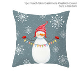 3pcs 45x45cm Cartoon Christmas Print Design Pillowcase