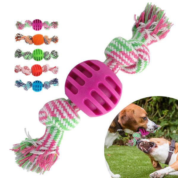 3pcs Bite Resistant Teething Rope Toy for Small and Medium Dogs