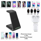 3 in 1 Induction Qi Wireless Charger Holder For iPhone