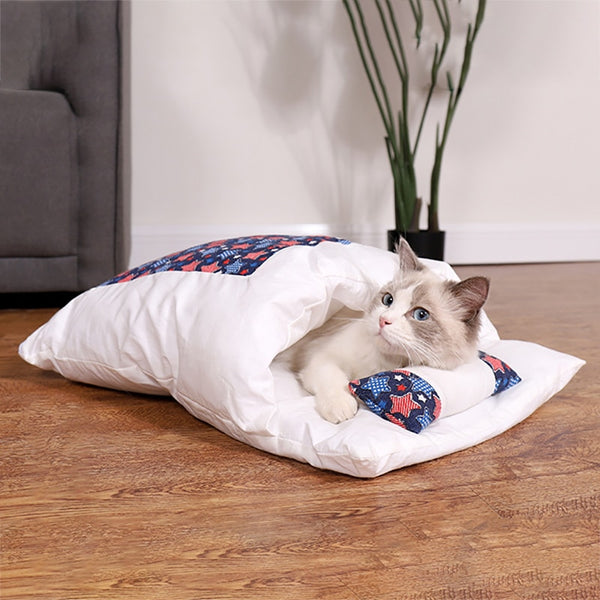 A Unique Cutely Cave Design, Unique Shape, Removable Cat Bed