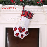 3pcs Christmas Socks Stockings Home Decorations